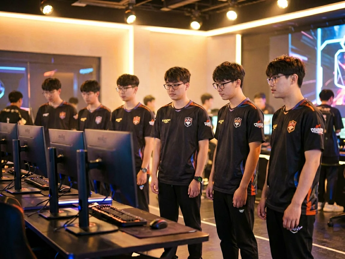 电竞选手集体登场SKGaming